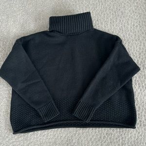 Black Turtleneck Sweater